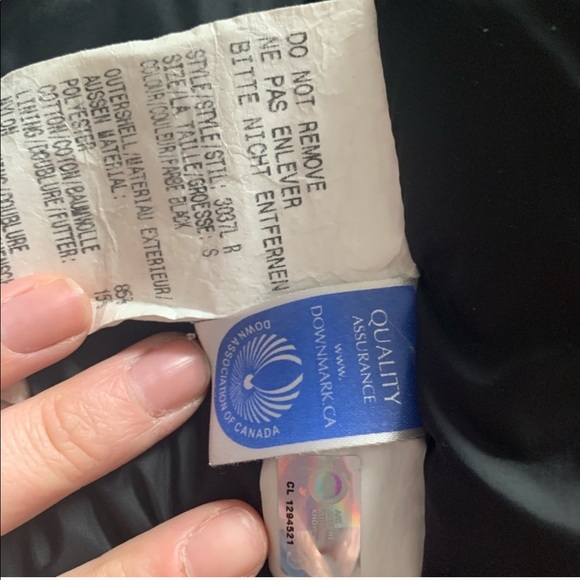 Black Victoria Canada Goose Down Parka - Picture 5 of 8